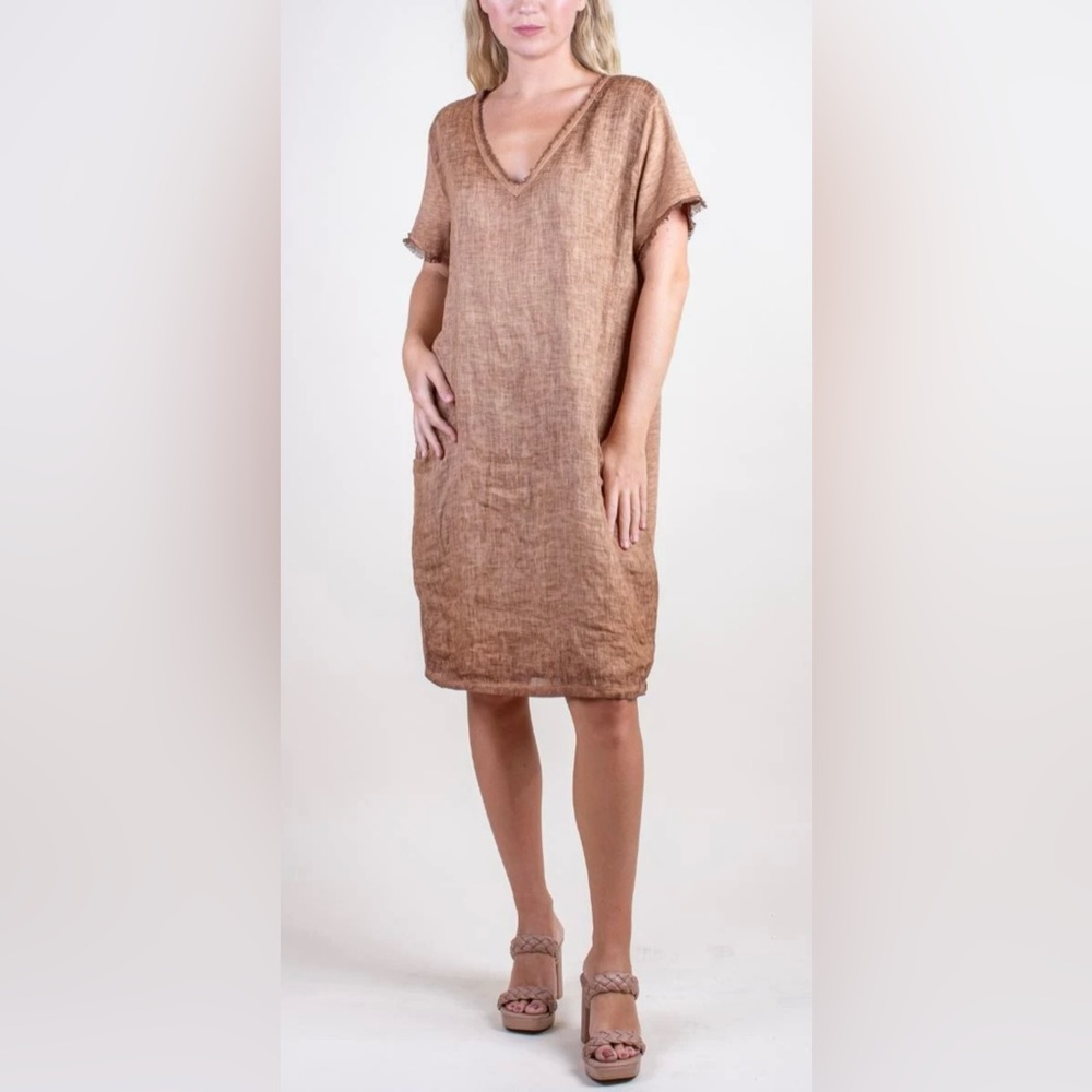 Gigi Moda Perla Linen Dress